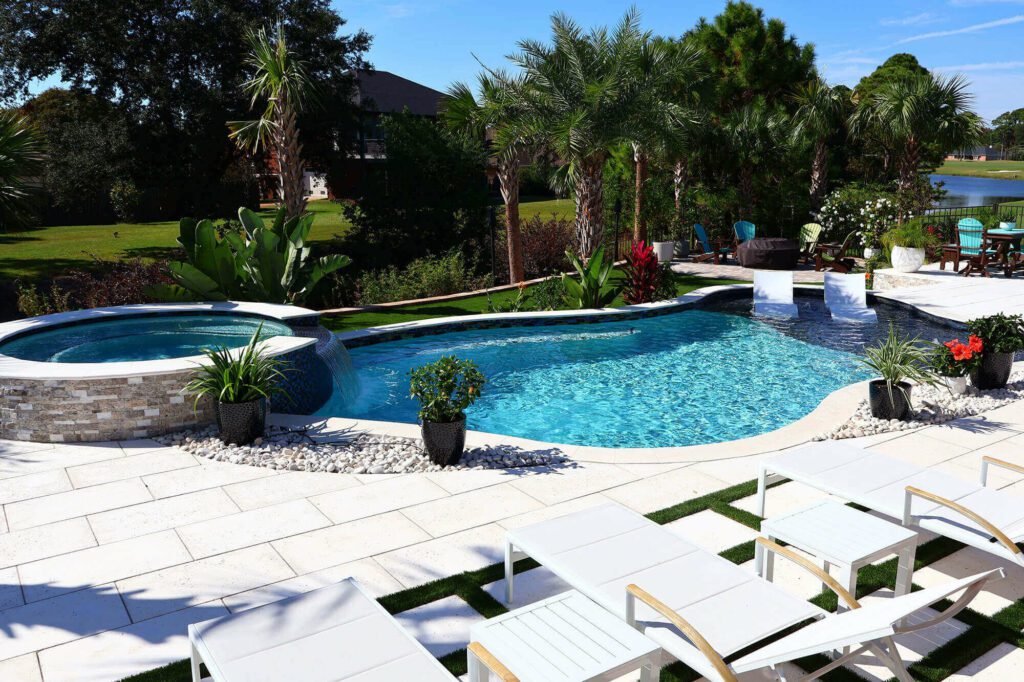 Swimming pool remodeling project